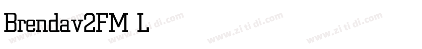 Brendav2FM Light字体转换